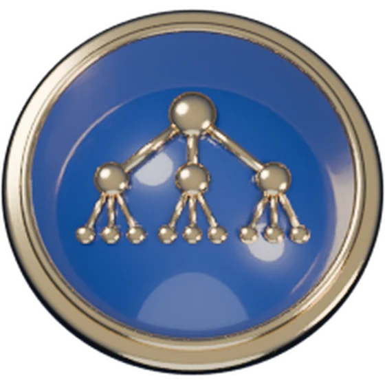 The gold member pin